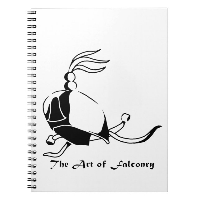 Caderno Espiral Arte de Falconry - Hood (Frente)