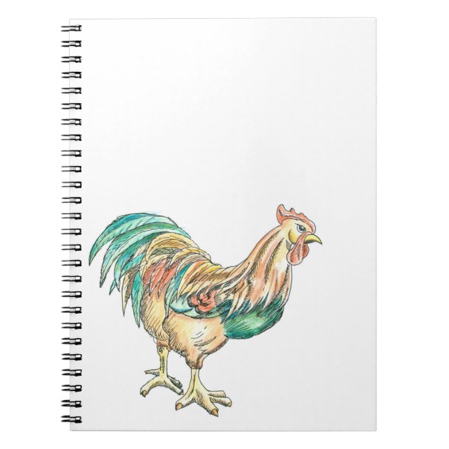 Caderno Espiral Arte de Galo (Frente)