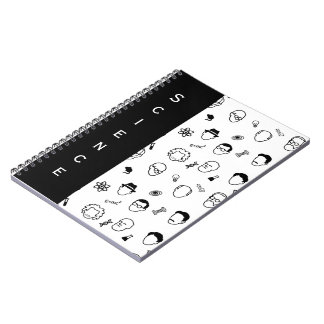 Caderno Espiral Arte de Linha de Mentes Modernas do excelente, Tex