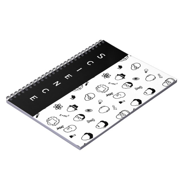 Caderno Espiral Arte de Linha de Mentes Modernas do excelente, Tex (Left Side)