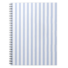 Caderno Espiral Arte de Listra Vertical Azul Branco Suave