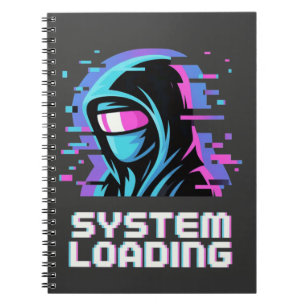 Caderno Espiral Arte de Moletom com Problema Cibernético – Carrega