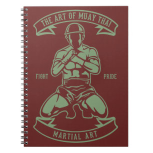 Caderno Espiral Arte De Muay Thai