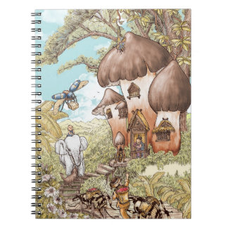 Caderno Espiral Arte de Parede Cogumelo de Térmita — Yunnan Contos