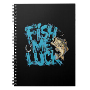 Caderno Espiral Arte de Robalo com Grafite Peixe Me Sorte