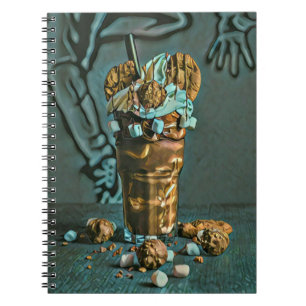 Caderno Espiral Arte de sorvete