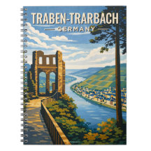 Arte de Viagem Vintage Traben-Trarbach