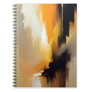 Caderno Espiral Arte de Wallpaper Poster de Paisagem abstrato