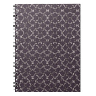 Caderno Espiral Arte deco padrão sem descontinuidades. abstrato, a