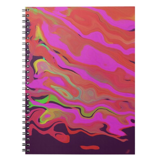Caderno Espiral arte digital no notebook (Frente)