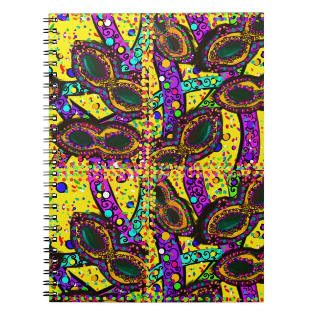 Caderno Espiral Arte do Carnaval (Frente)