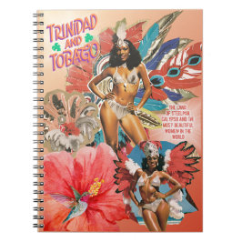 Caderno Espiral Arte do Carnaval de Trinidad e Tobago