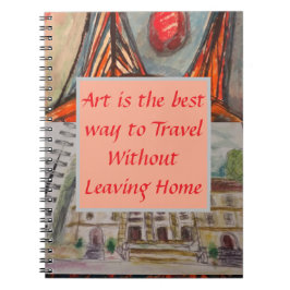 Caderno Espiral Arte e Viagem