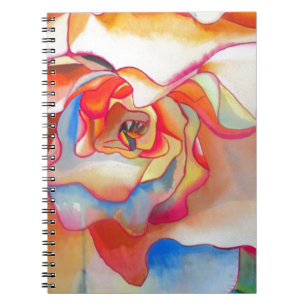 Caderno Espiral Arte em aquarela begônia Fred Martin