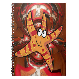 Caderno Espiral Arte em Nuvem Global de Hakuna Matata Multilíngue