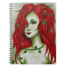 Arte Fantasia Pixie Mulher Ruiva Ninfa Ivy
