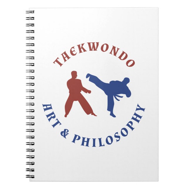 Caderno Espiral Arte & filosofia de Taekwondo (Frente)