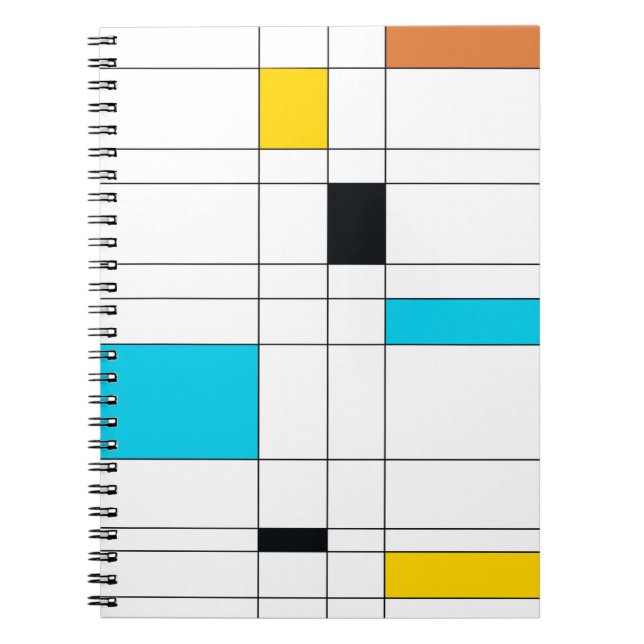 Caderno Espiral Arte ilustrativa colorida, legal, moderna e modern (Frente)