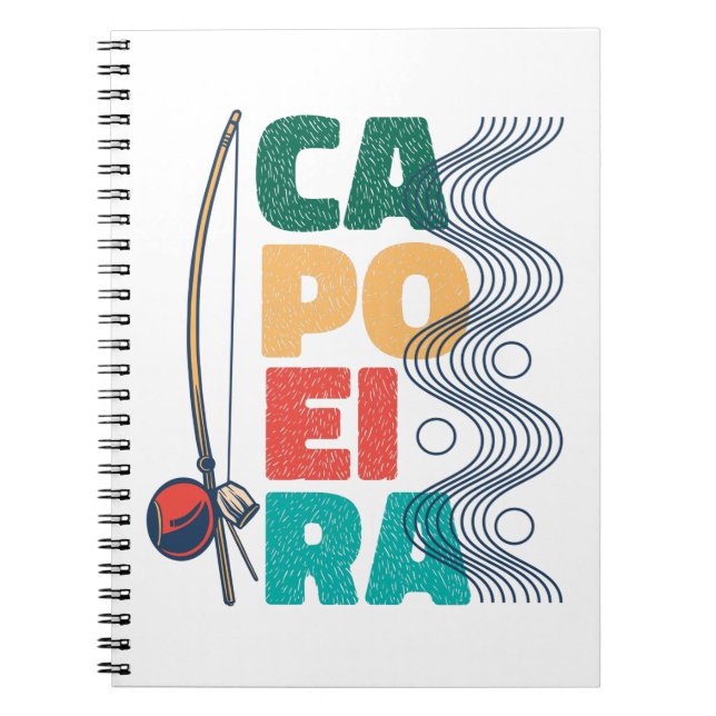Caderno Espiral Arte Marcial Brasileira da Capoeira (Frente)