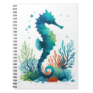 Caderno Espiral Arte marítima náutica/praia/costeira