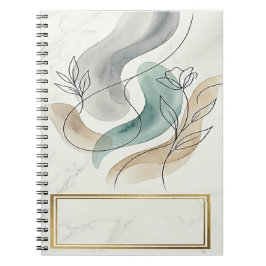Caderno Espiral arte minimalista