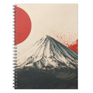 Caderno Espiral Arte Minimalista de Parede Monte Damavand – Sol Ve