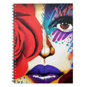 Caderno Espiral Arte moderna da rua de NYC