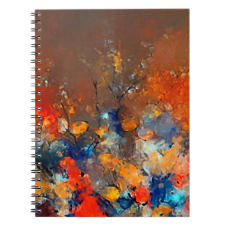 Caderno Espiral Arte moderna. trabalho de arte contemporânea color