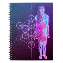 Caderno Espiral Arte Original do Notebook Autospiral Sagrado