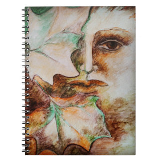 Caderno Espiral Arte original hojas de otoño folhetos de outono