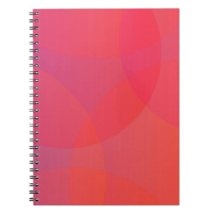Caderno Espiral Arte rosa, laranja, moderna, simples, legal, moder