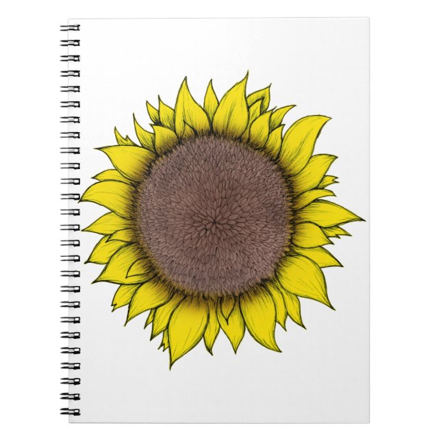 Caderno Espiral Arte Sunflower (Frente)