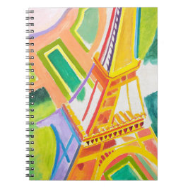 Caderno Espiral Arte Torre Eiffel de Vintage Robert Delaunay