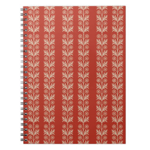 Caderno Espiral Artes de tijolo e Artesanatos - Faixa Floral