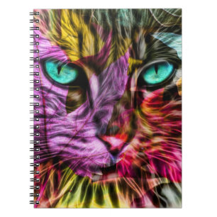 Caderno Espiral Artes do gatinho