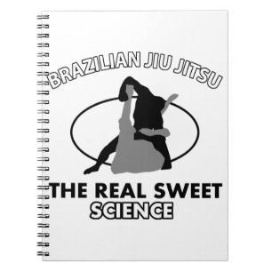 Caderno Espiral Artes marciais de Jiu Jitsu do brasileiro