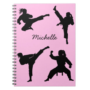Caderno Espiral Artes marciais personalizadas karatê Taekwondo Lut