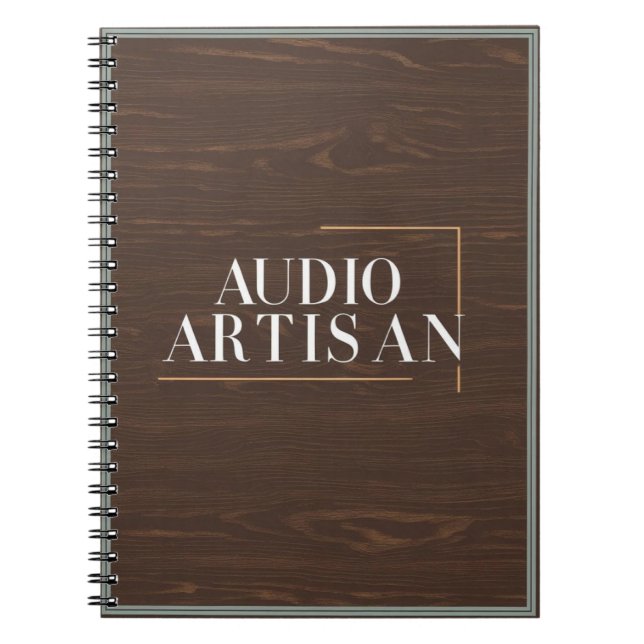 Caderno Espiral Artesão de Áudio (Frente)