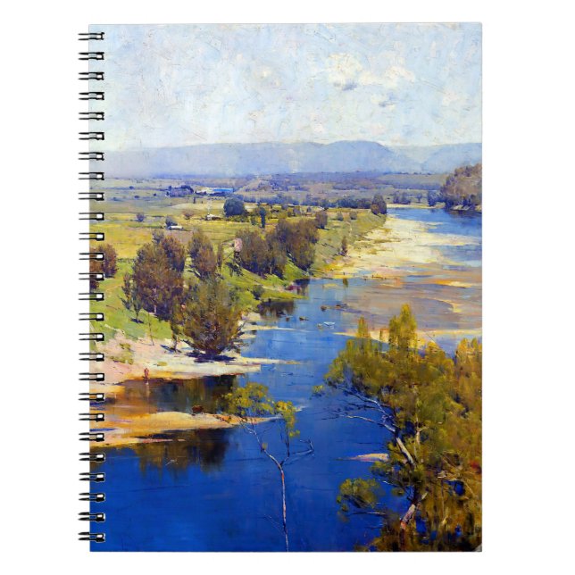 Caderno Espiral Arthur Streeton Purple Noon pode ser transparente (Frente)