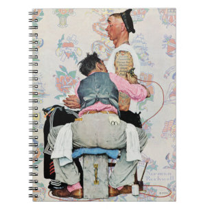 Caderno Espiral Artista do tatuagem