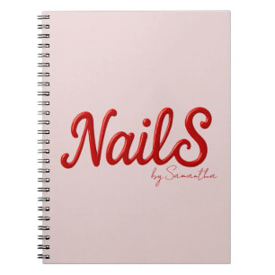 Caderno Espiral Artista Modern Nail Salon