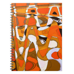 Caderno Espiral artista tenente maravilhoso e transparente outono