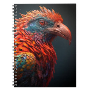 Caderno Espiral Artsy Bird