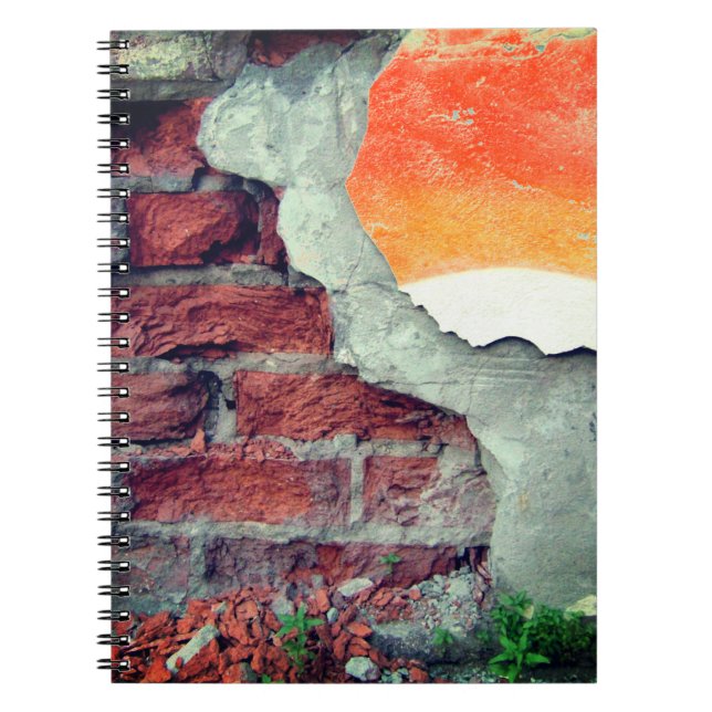 Caderno Espiral Artsy Brick Wall (Frente)