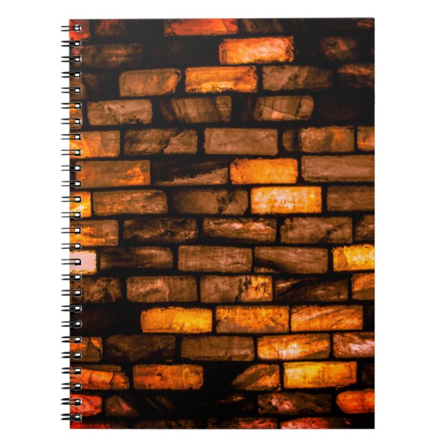 Caderno Espiral Artsy Brick Wall (Frente)