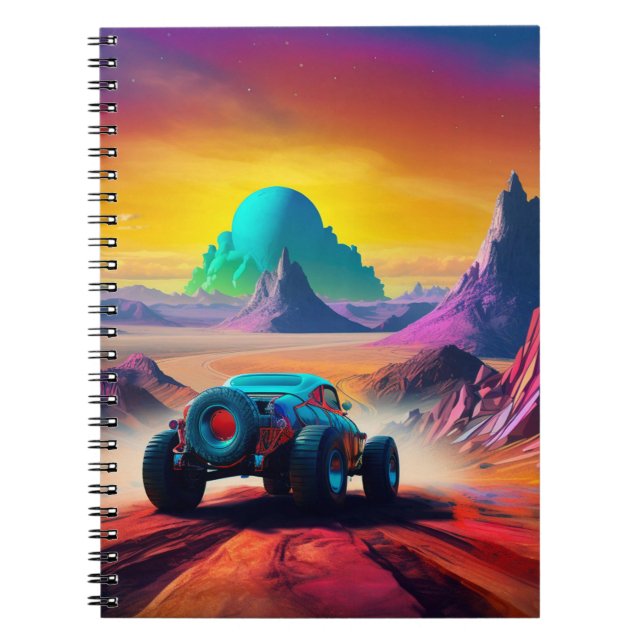 Caderno Espiral Artsy Car (Frente)
