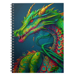 Caderno Espiral Artsy Dragon