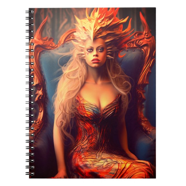 Caderno Espiral Artsy Dragon Lady (Frente)