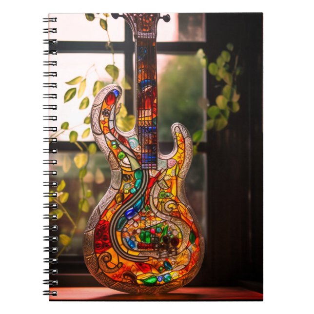 Caderno Espiral Artsy Guitar (Frente)