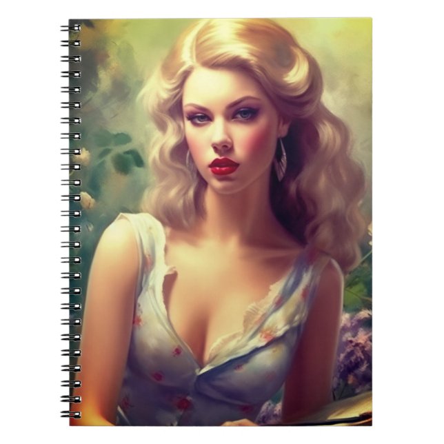 Caderno Espiral Artsy Lady (Frente)